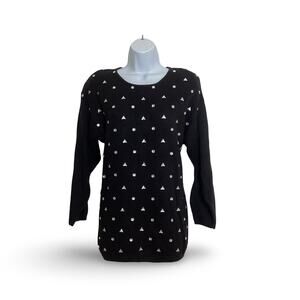 Le Chois Crystal Embellished Sweater